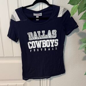Dallas Cowboys Women's Navy Blue Short Sleeve Tee
